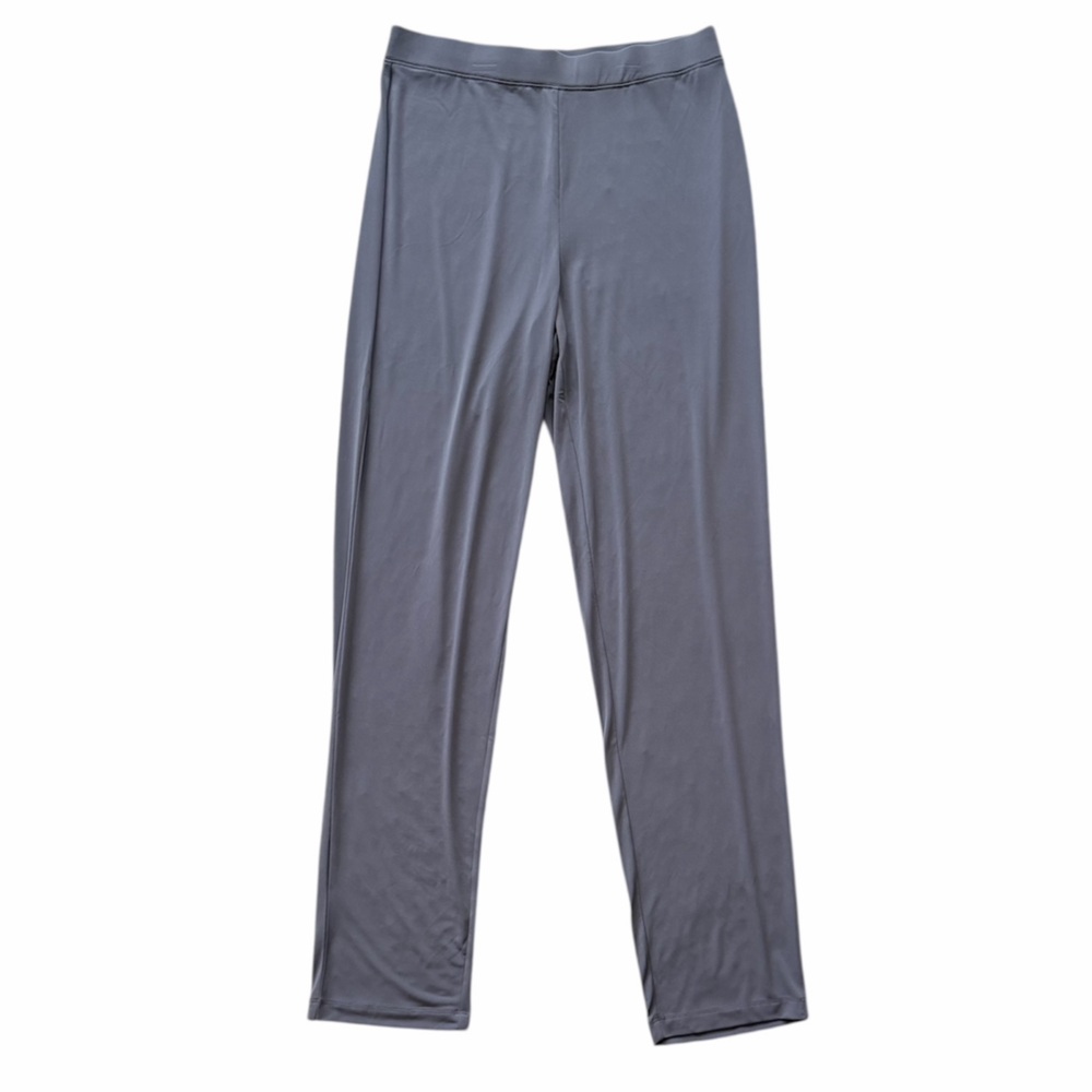 SUSAN GRAVER Liquid Knit Gray Tall Pants